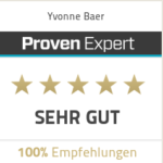 Proven Expert Auszeichnung Yvonne Baer